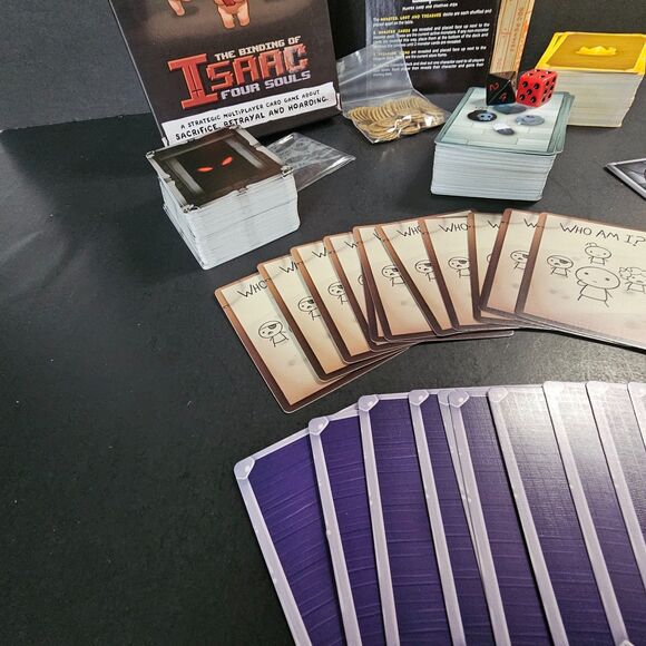 The Binding of Isaac Four Souls Board Game 3 Exclusive Cards Complete - Picture 5 of 9